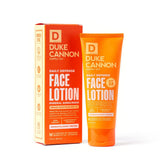 Duke Cannon Daily Defense Face Lotion and packaging on a white background