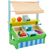 London Kate Wooden Doll Farmer’s Market – Grocery Stand