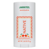 Native Jarritos Mandarin deodorant stick on a white background