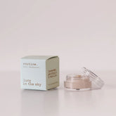 Routine Lucy in the Sky vegan mini deodorant - soft mint green cardboard box with opened glass jar showing cream-coloured deodorant - beeswax-free formula with lavender patchouli and vanilla aromatherapy blend