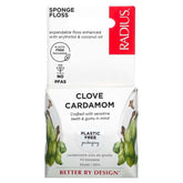 RADIUS Vegan Sponge Adult Floss | Clove Cardamom