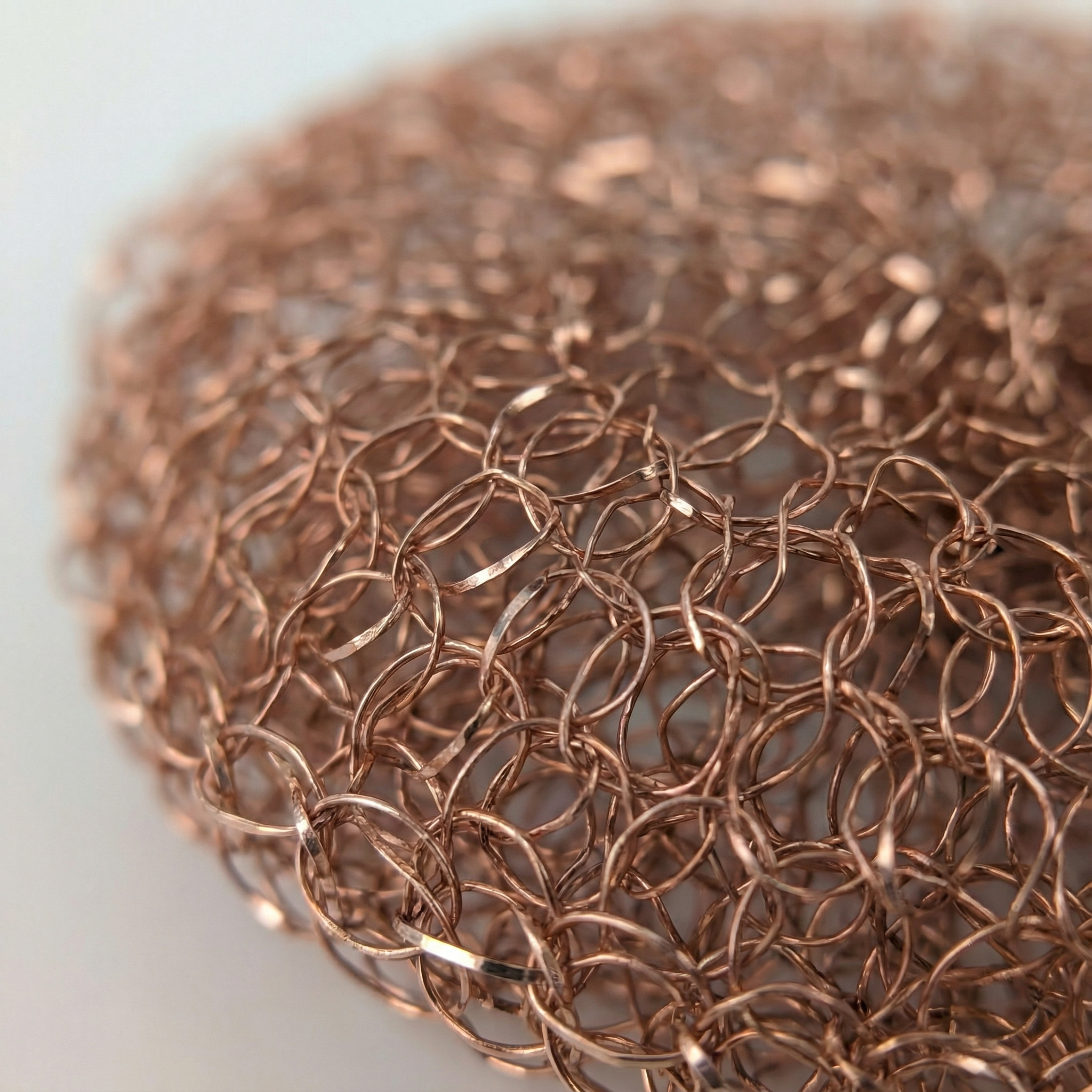 Copper Pot Scrubber - Non-Scratch Kitchen Scourer (3.25")