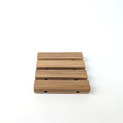 Bamboo Square Skid Soap Dish