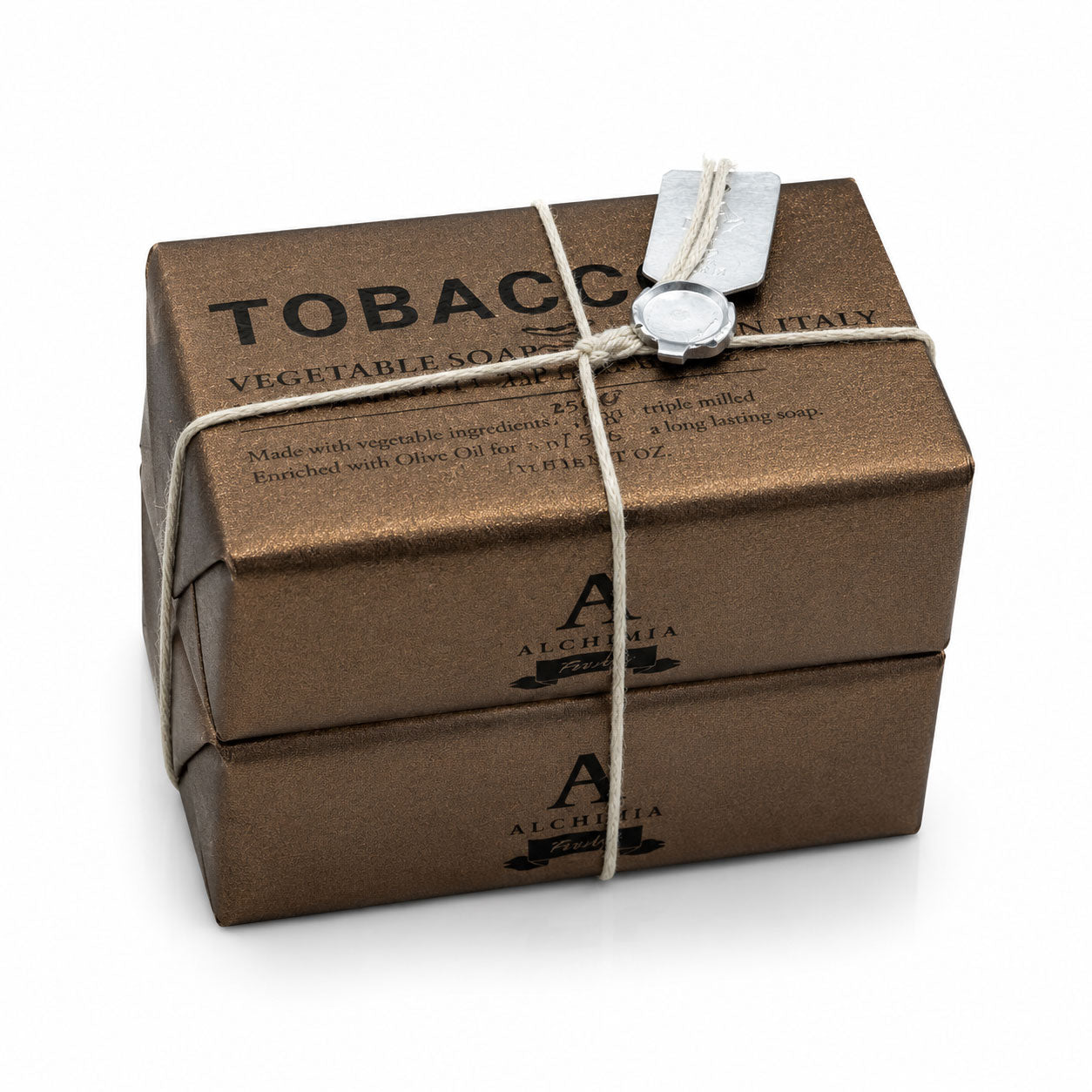 Alchimia Italian Soap | Tobacco Bar Soap for Men – Vegan & Plastic-Free