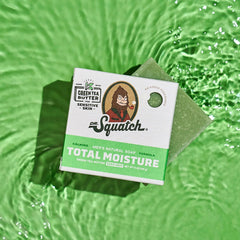 Dr. Squatch Total Moisture Green Tea Butter — Calming Natural Bar Soap for Men