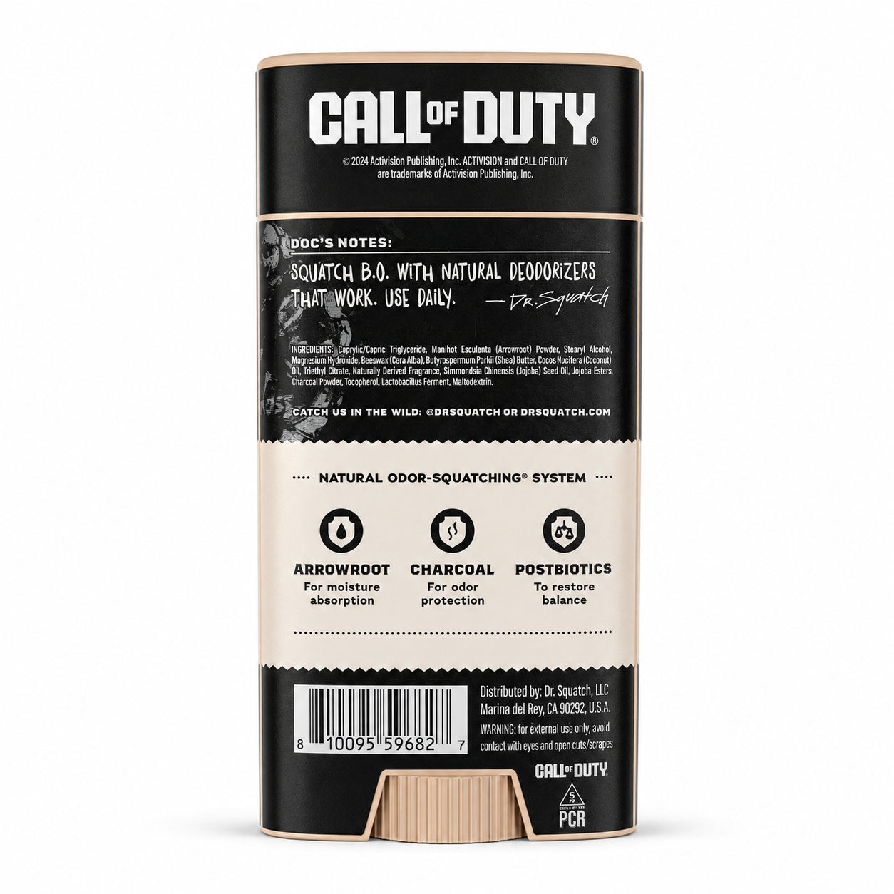 Dr. Squatch x Call of Duty Limited Edition Deodorant – Ghost Sticc