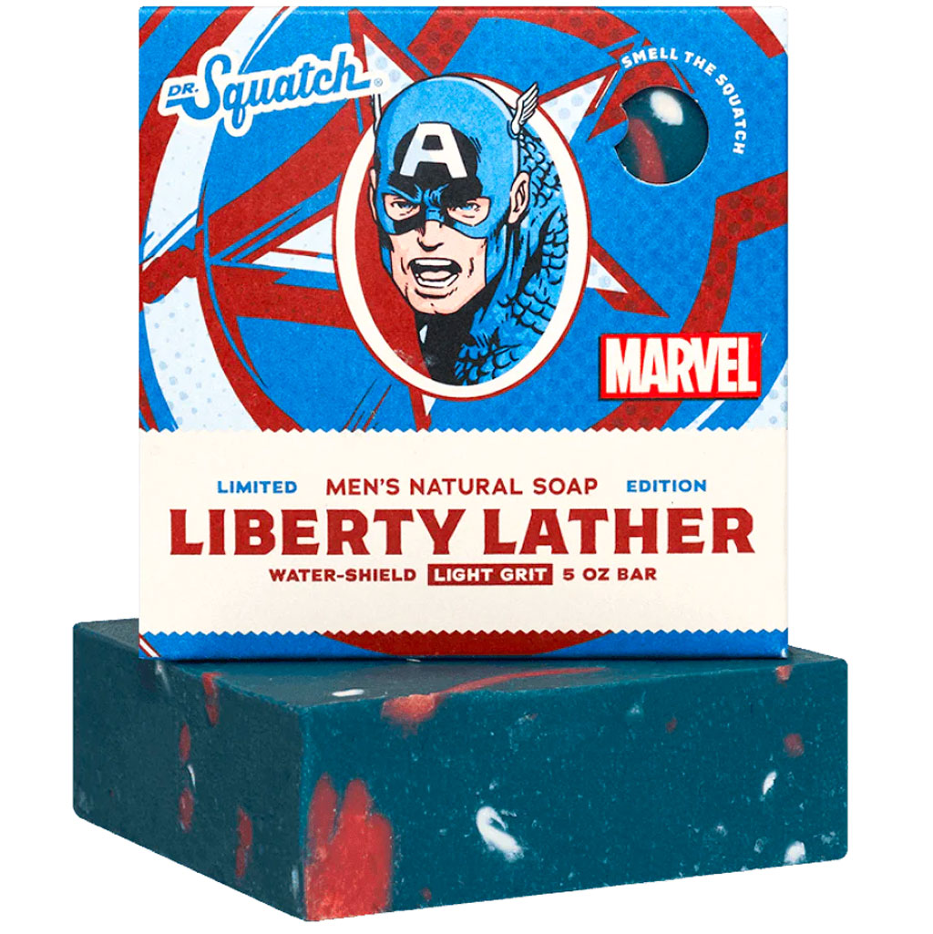 Dr. Squatch - Marvel Edition: Captain America - Liberty Lather