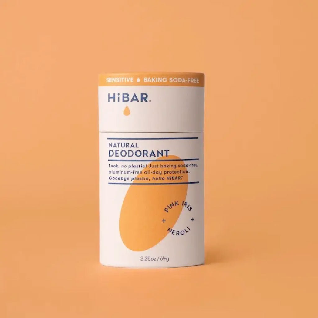 HiBar natural deodorant - pink iris and neroli