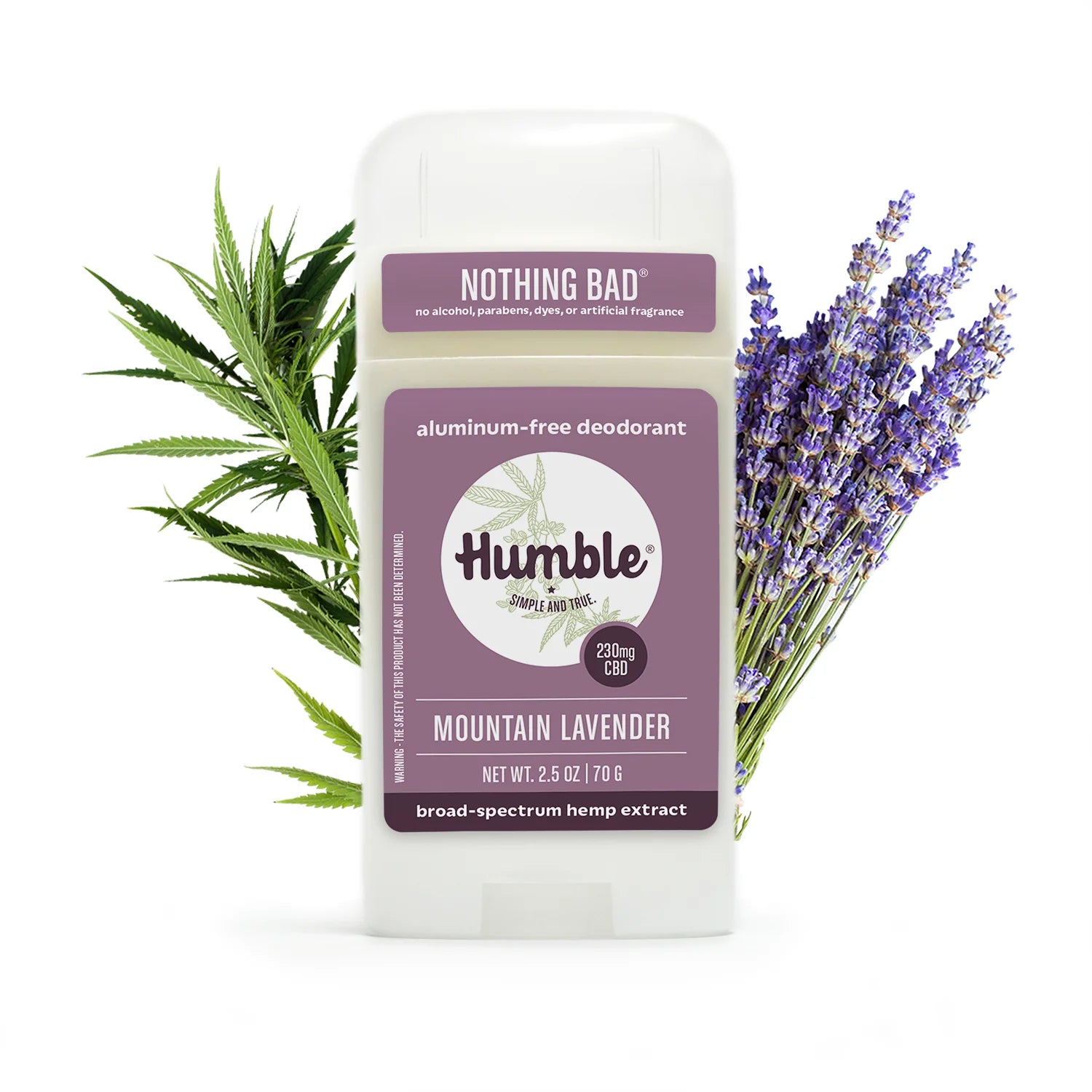 All Natural CBD Deodorant - Mountain Lavender with Hemp Extract