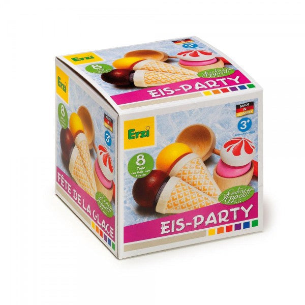 Erzi  Ice Cream Party Wooden Ice Cream Set