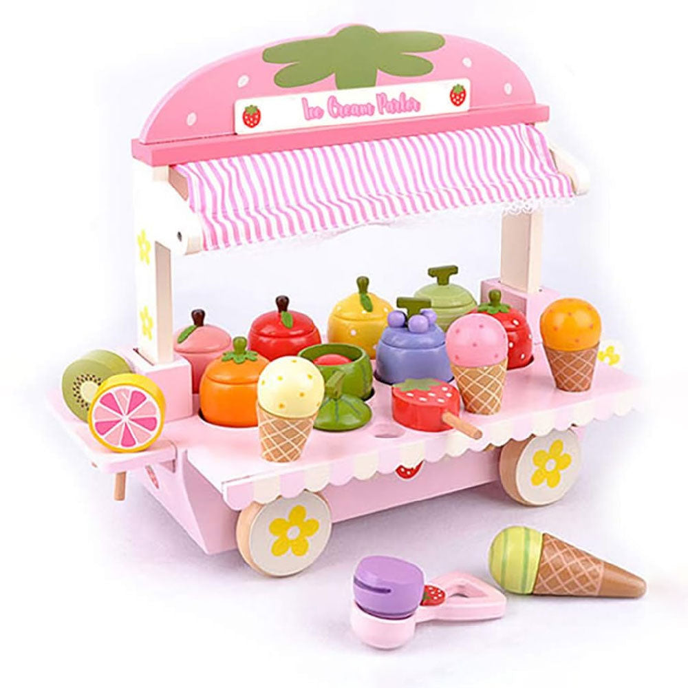 London Kate Wooden Ice Cream Parlor Doll Playset