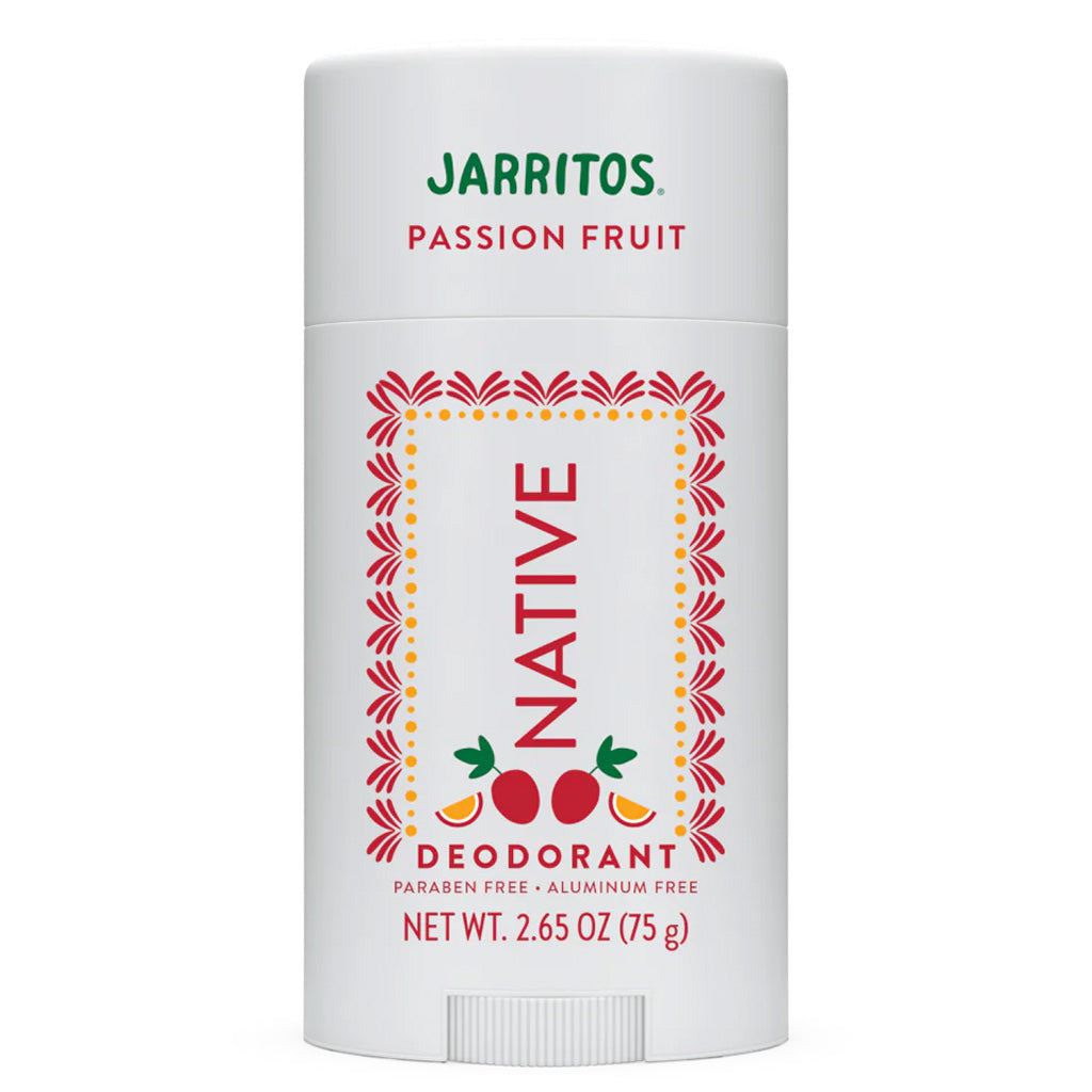 Native x Jarritos Passion Fruit Deodorant on a white background