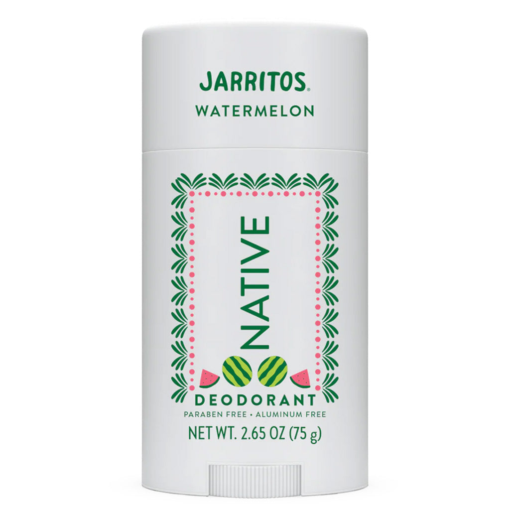 Native x Jarritos Watermelon deodorant stick on a white background