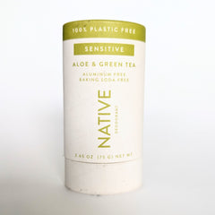 Native Sensitive - Aloe & Green Tea | Plastic-Free | Imperfect Packaging | Sale