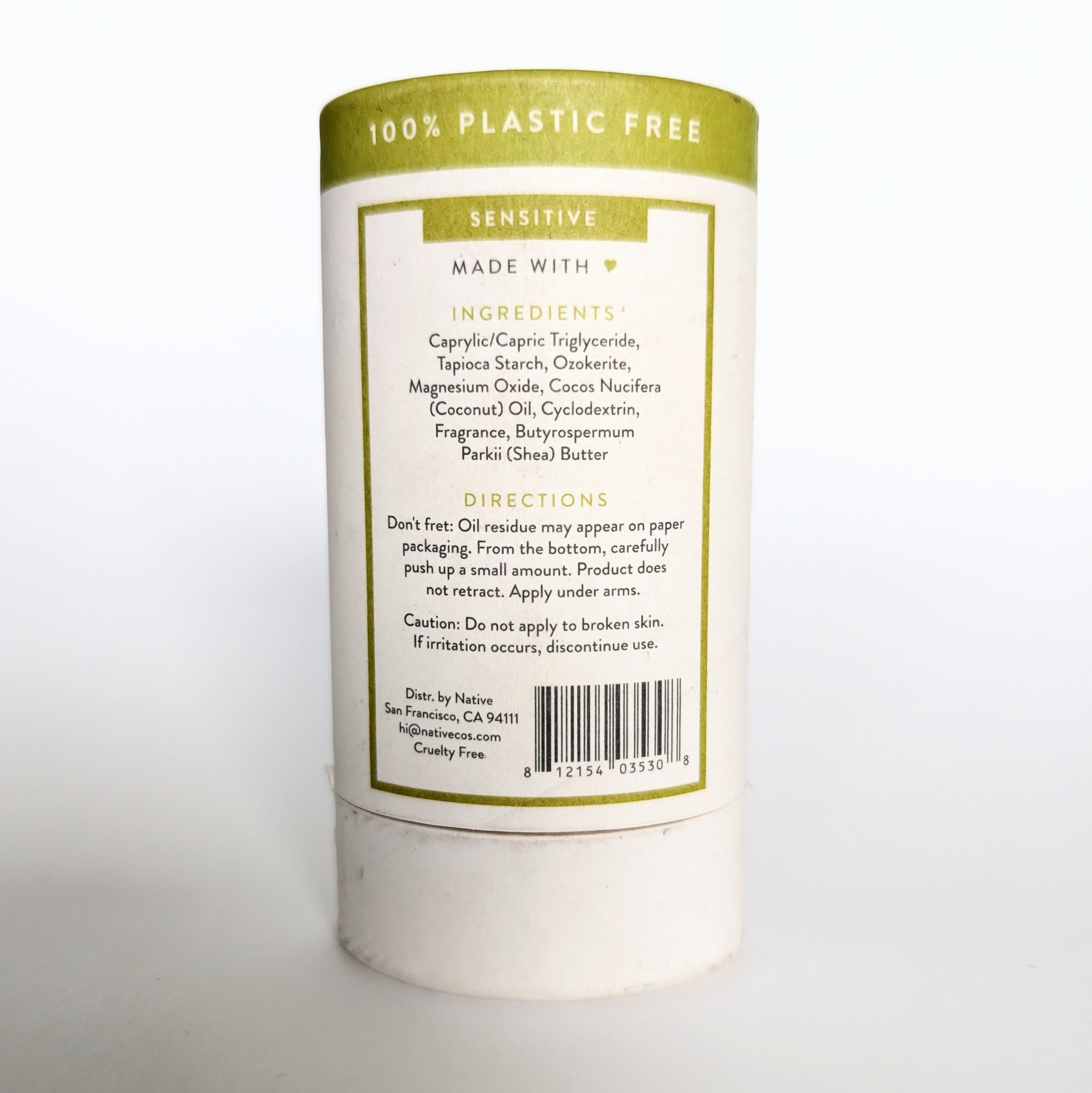 Native Sensitive - Aloe & Green Tea | Plastic-Free | Imperfect Packaging | Sale