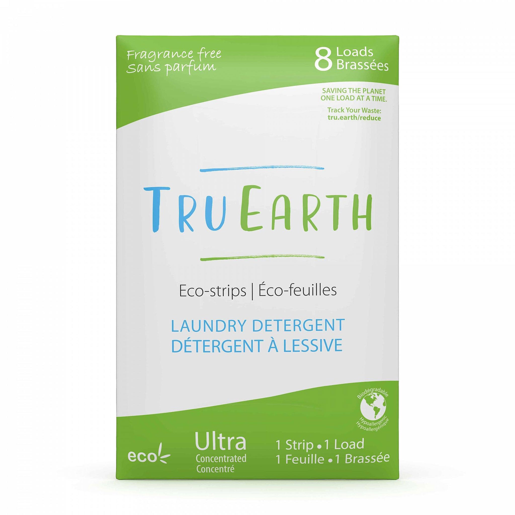 Tru Earth Eco-strips Laundry Detergent (Fragrance-free)