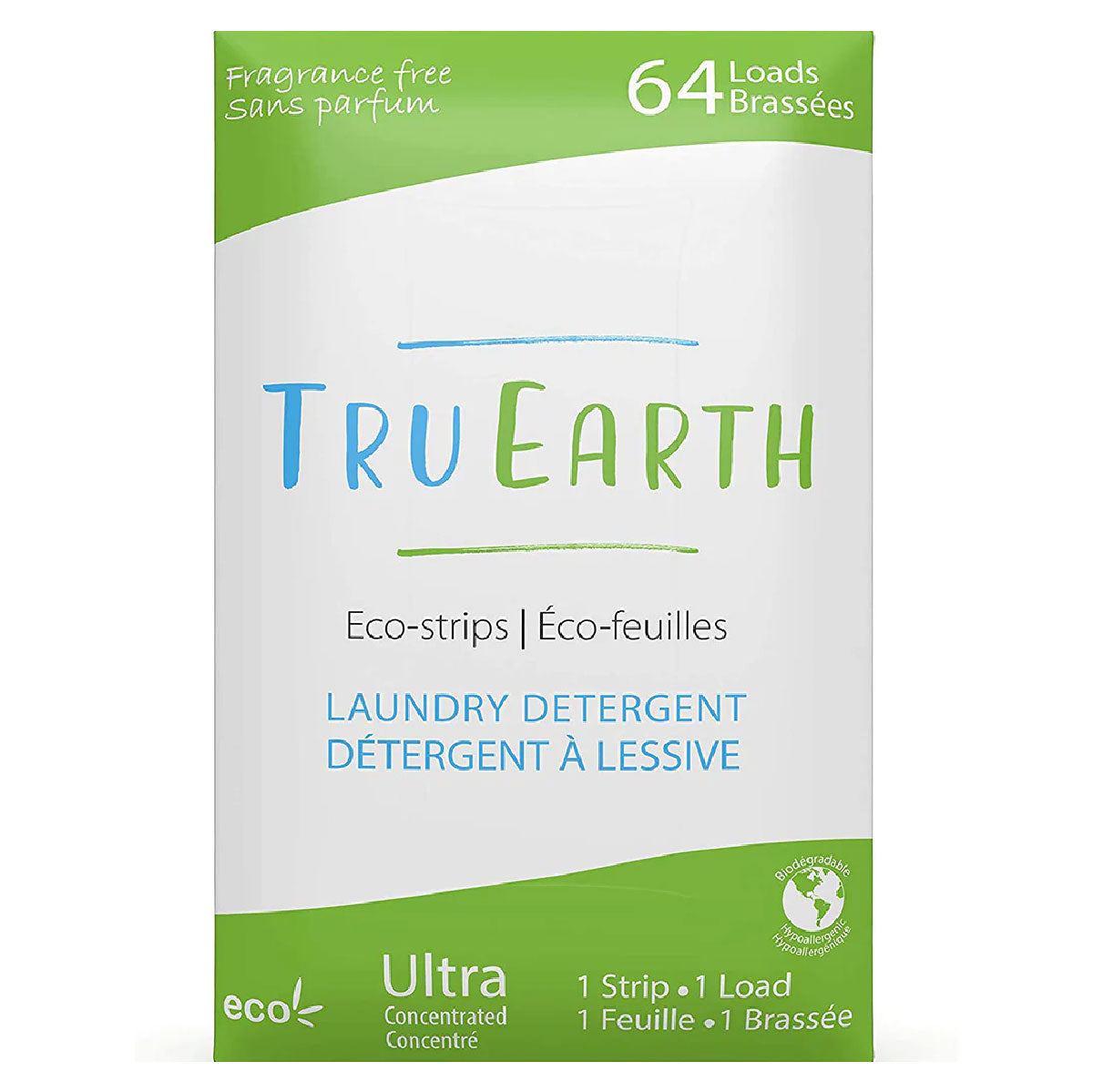 Tru Earth Eco-strips Laundry Detergent (Fragrance-free)