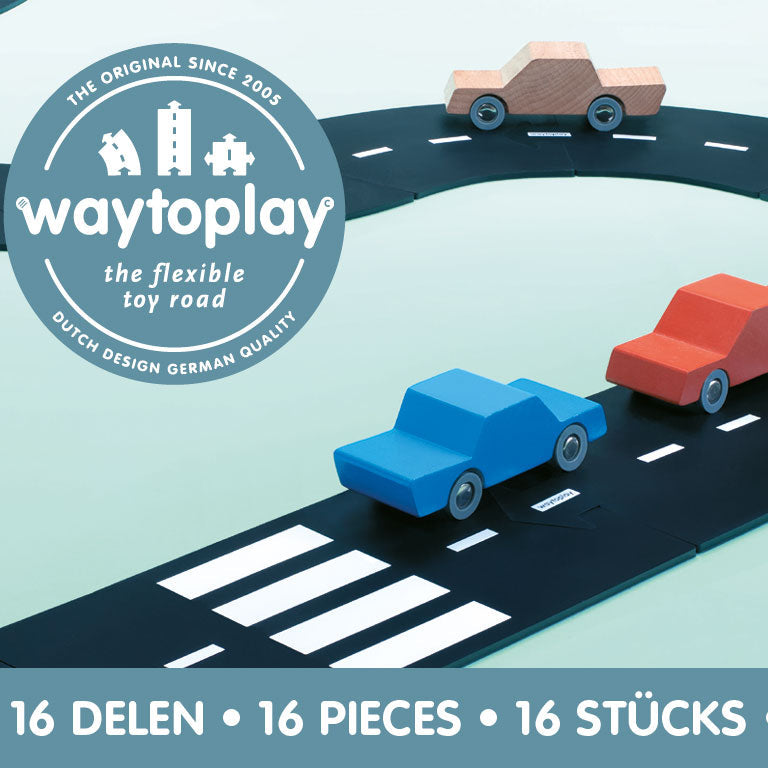 Waytoplay Flexible Roads - Expressway Set (16 pieces)