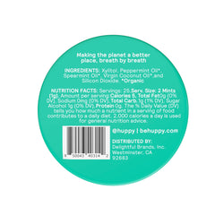 huppy Breath Mints - Sugar-Free Fresh Mint Blend (50-Count)