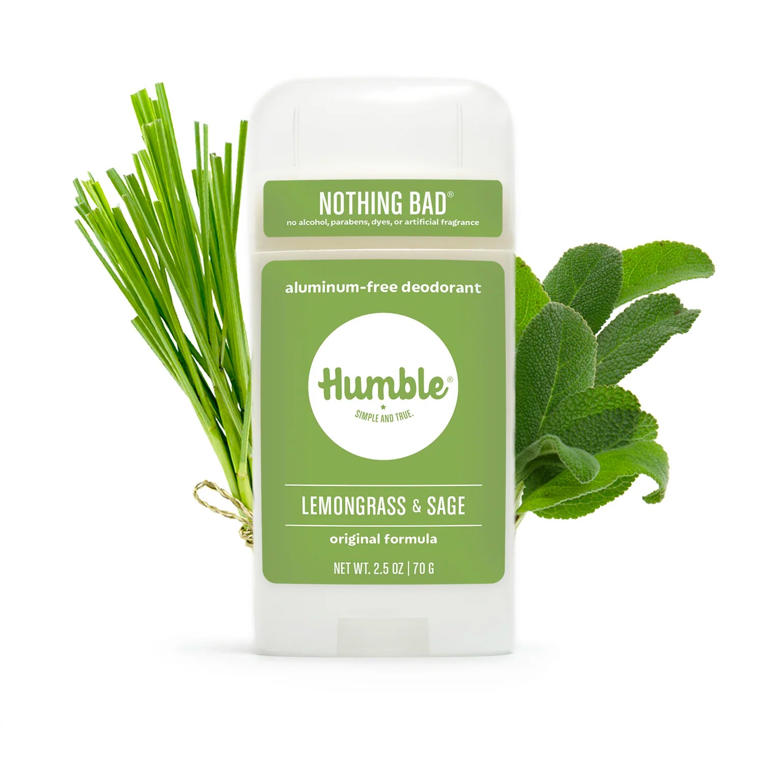 all natural deodorant - lemongrass & sage | humble