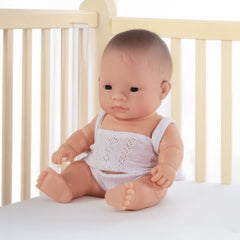 miniland Baby Doll Asian Boy 8¼"