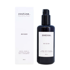 routine So & So Natural Mist — Sandalwood Cedar Amber Body & Hair Spray | 200 mL