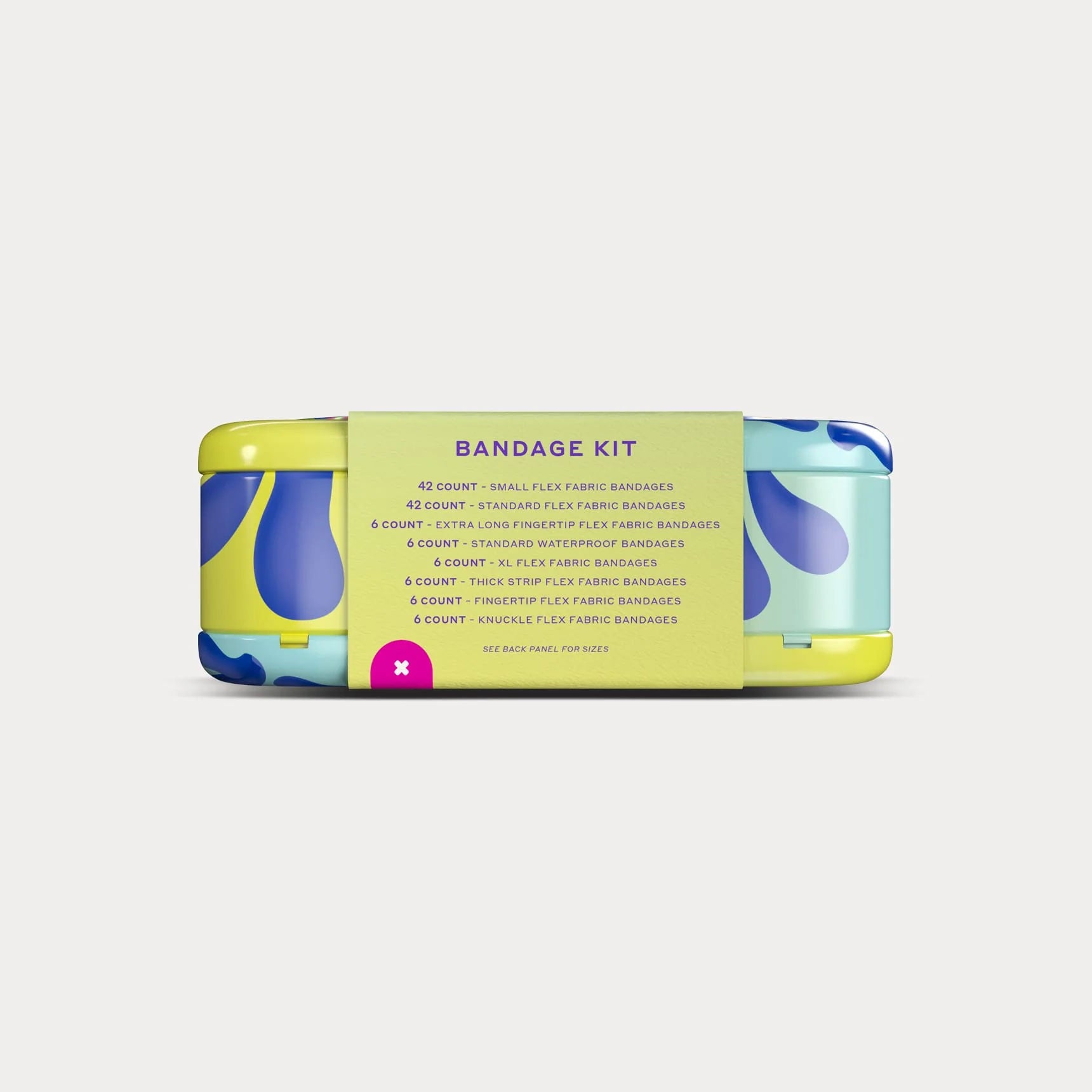 Welly Chameleon Flex Fabric & Waterproof Bandage Kit — 120 Count Reusable Tin