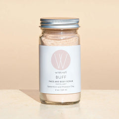 BUFF face and body scrub exfoliant
