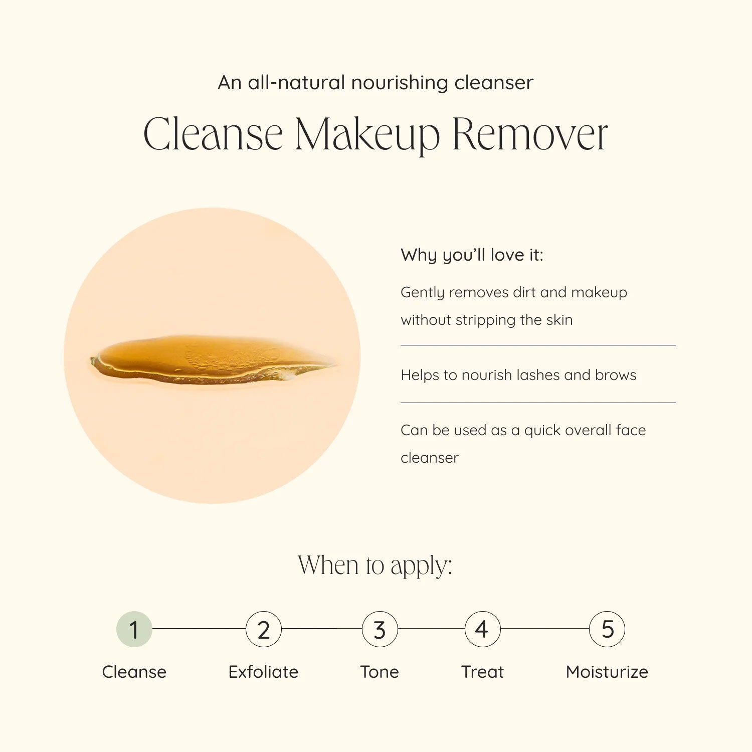 CLEANSE makeup remover - chamomile and honey