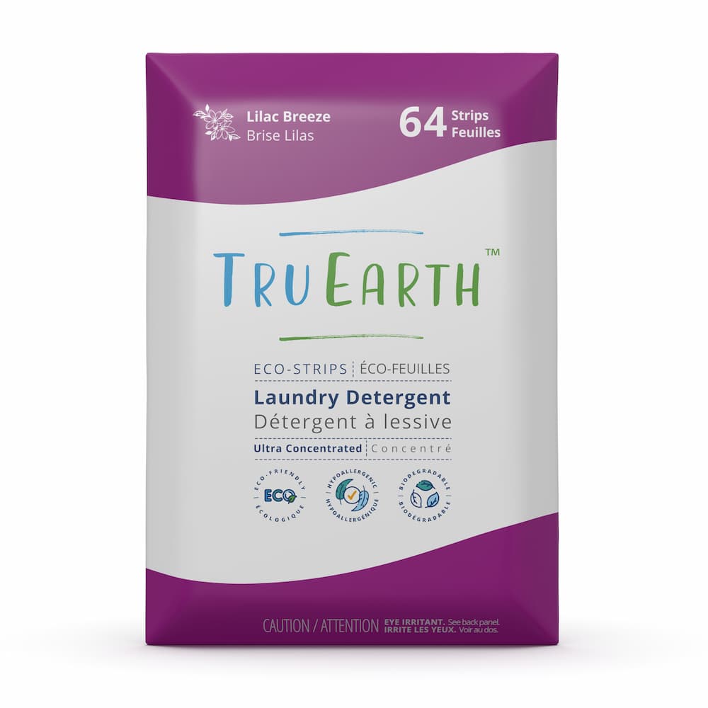 Tru Earth Eco-strips Laundry Detergent (Lilac Breeze) - 64 Loads