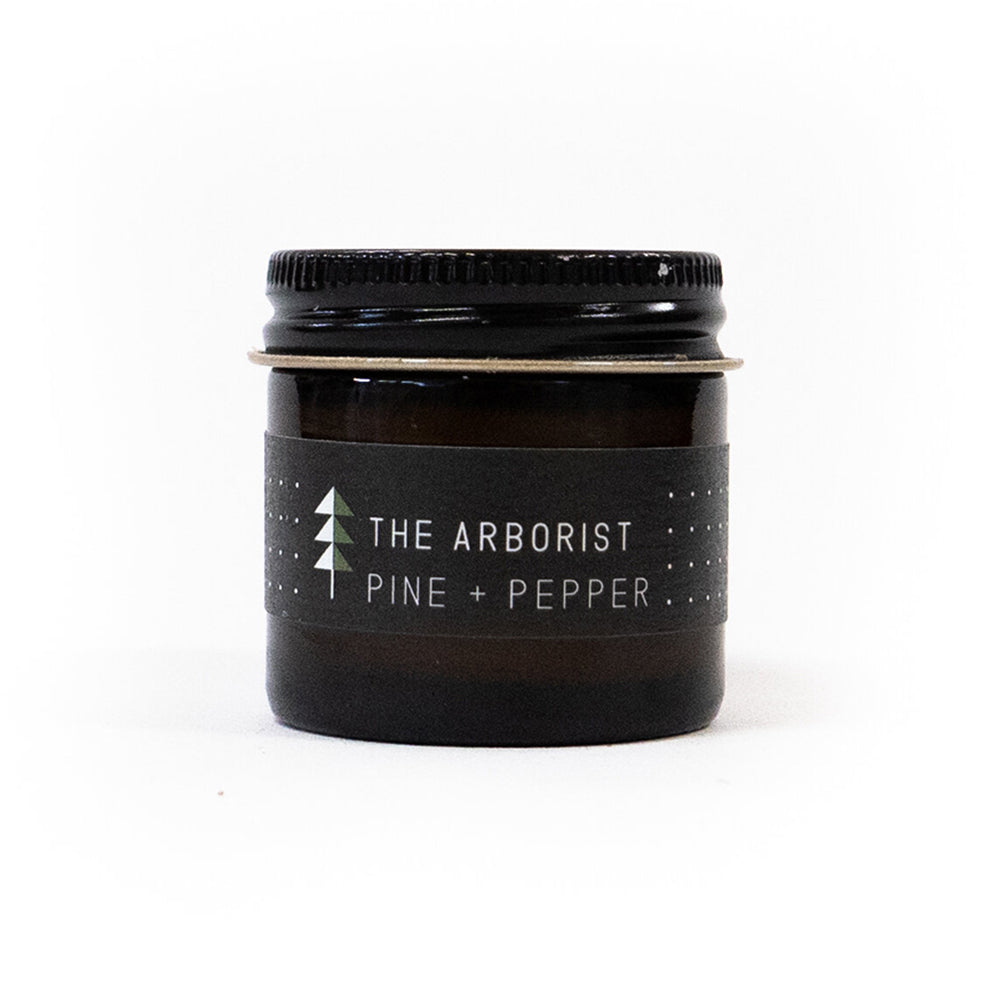 the arborist solid perfume balm - pine + pepper | field kit