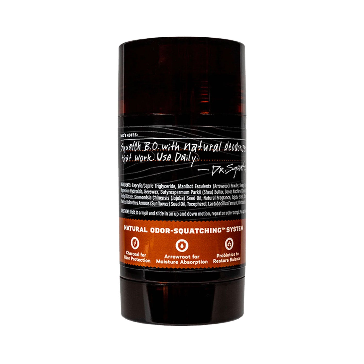 Dr. Squatch All Natural Deodorant for Men - Wood Barrel Bourbon