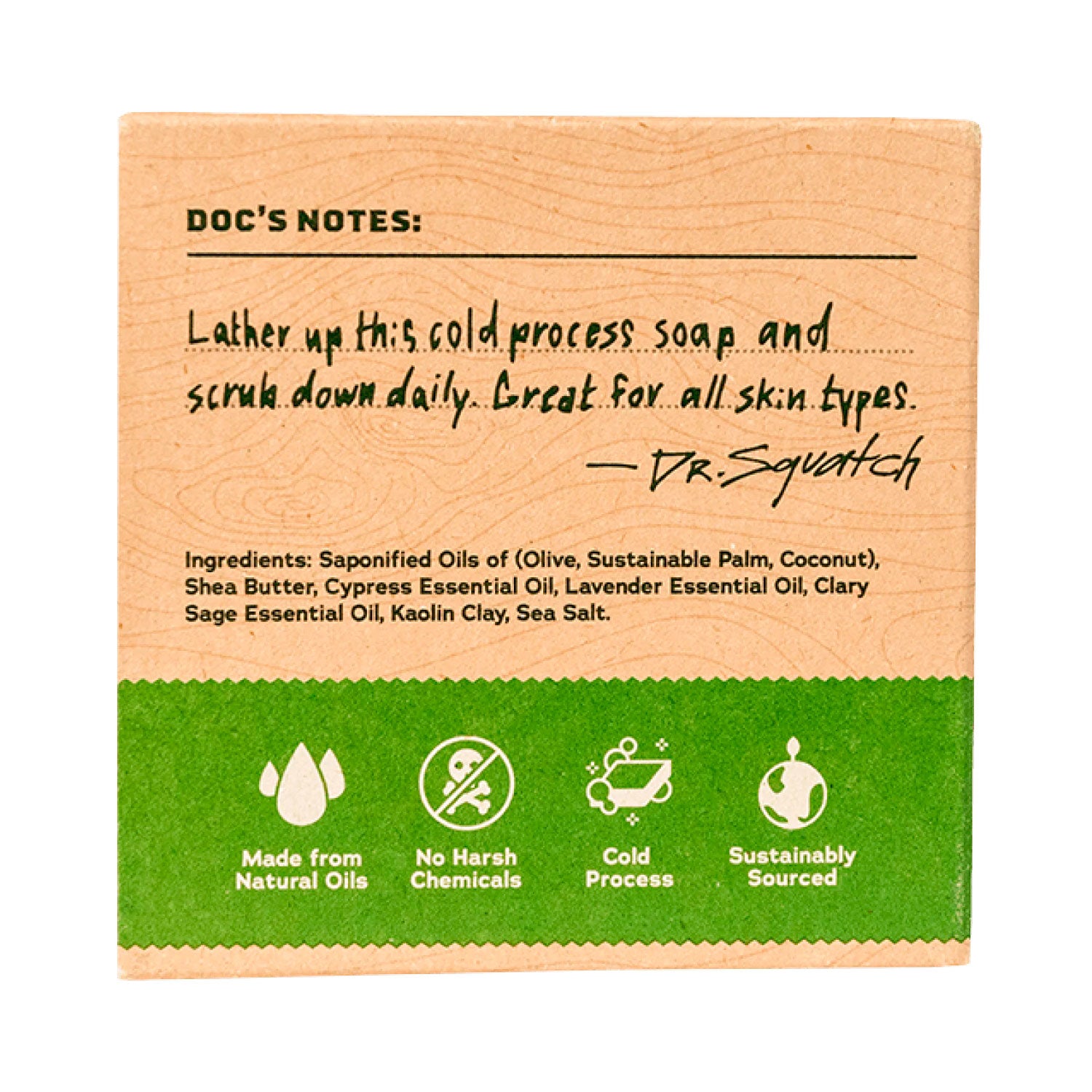 Dr. Squatch All Natural Bar Soap for Men - Alpine Sage