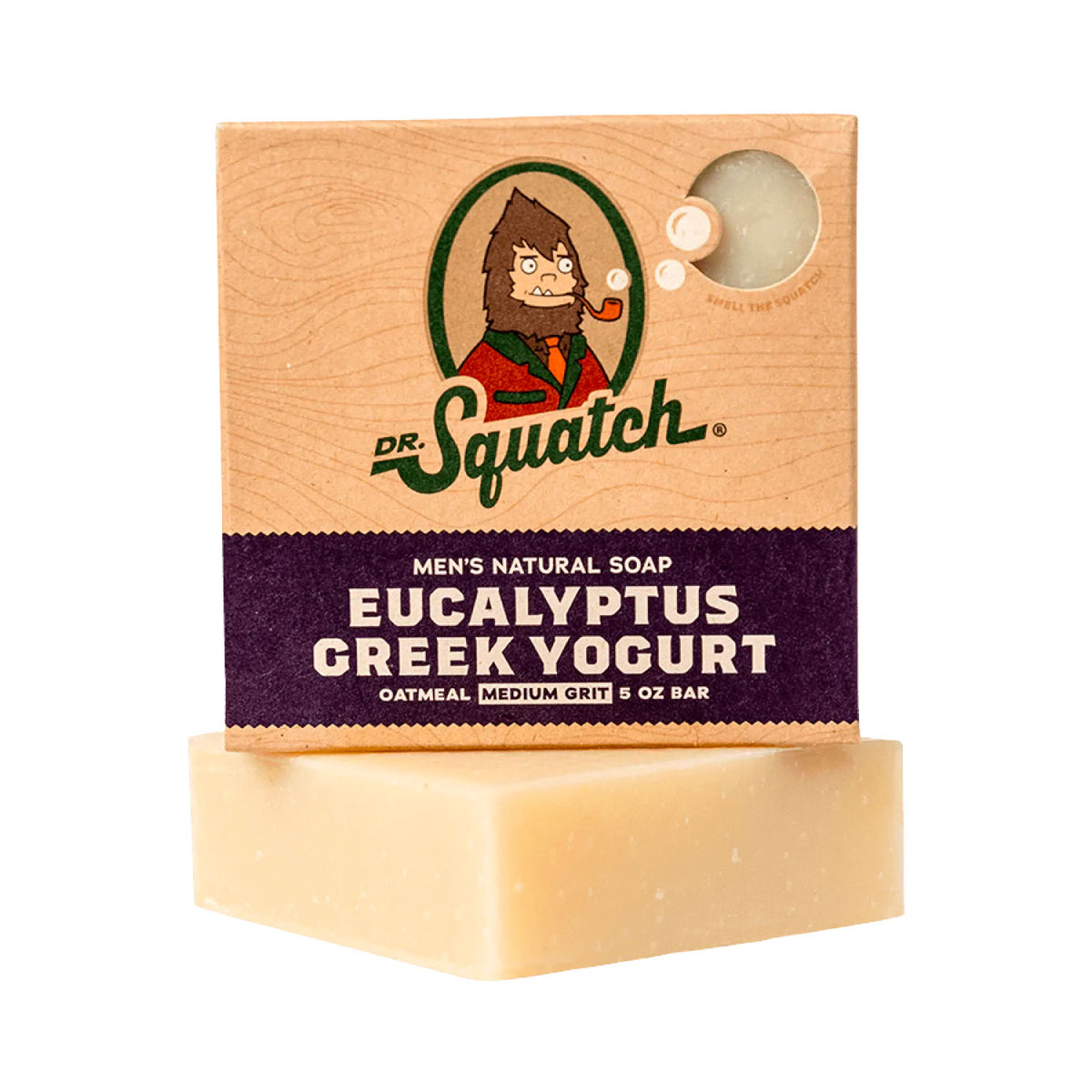 Dr. Squatch All Natural Bar Soap for Men - Eucalyptus Greek Yogurt