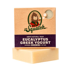 Dr. Squatch All Natural Bar Soap for Men - Eucalyptus Greek Yogurt