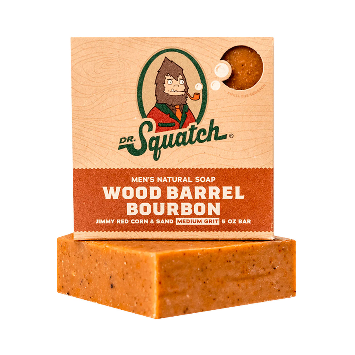 Dr. Squatch All Natural Bar Soap for Men - Wood Barrel Bourbon