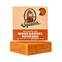 Dr. Squatch All Natural Bar Soap for Men - Wood Barrel Bourbon