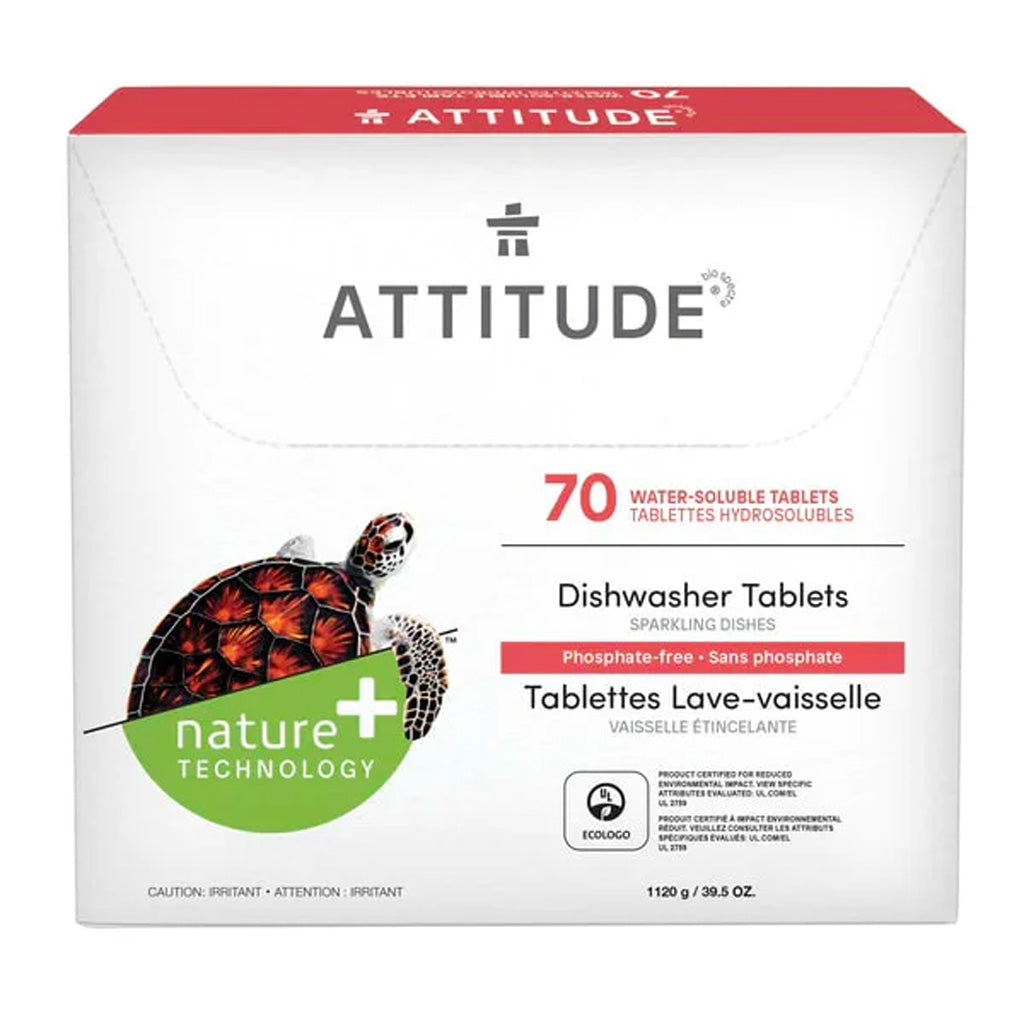 attitude dishwashing tablets - all natural dishwasher tabs