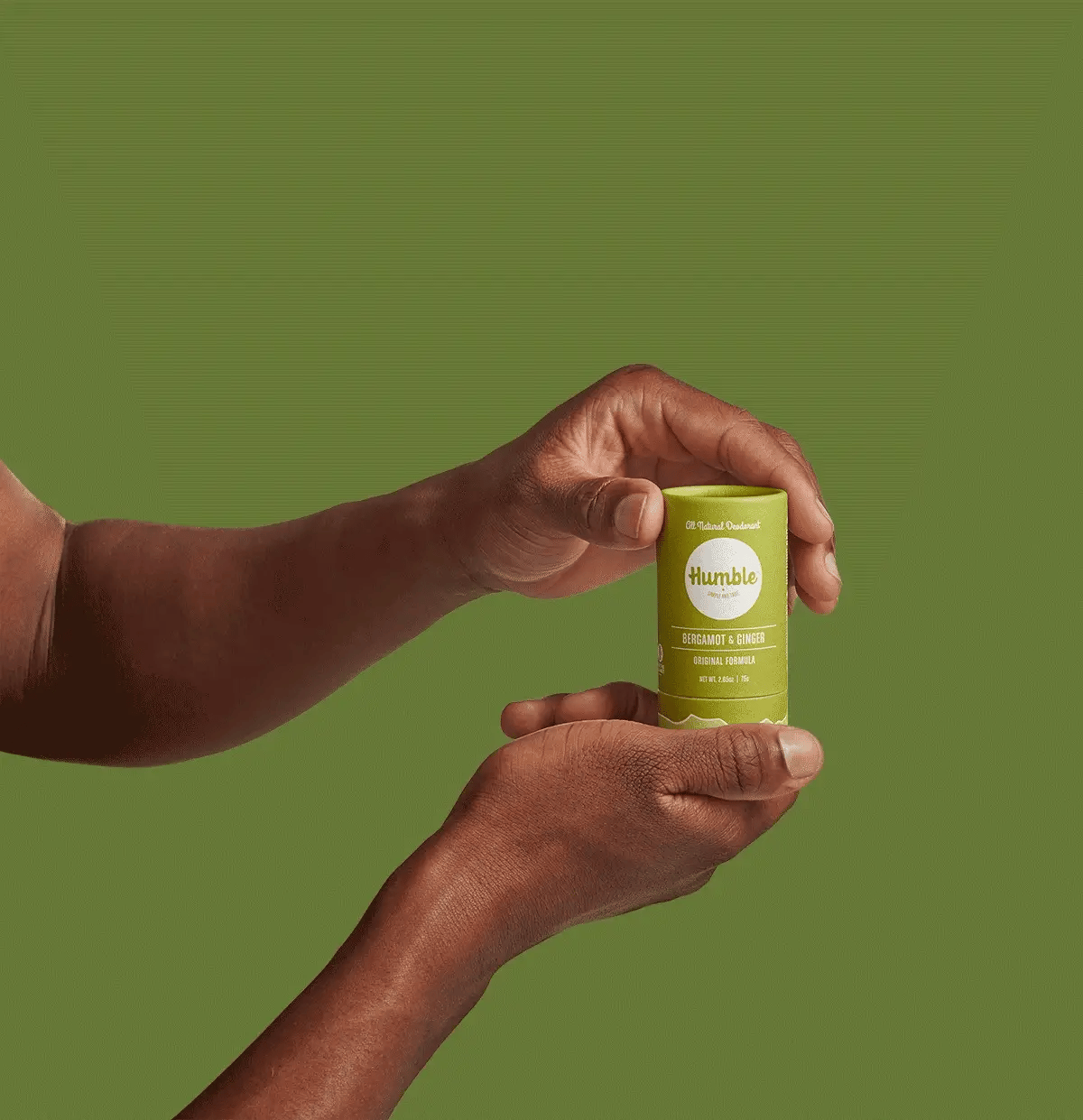 Humble all natural deodorant - bergamot & ginger | plastic free