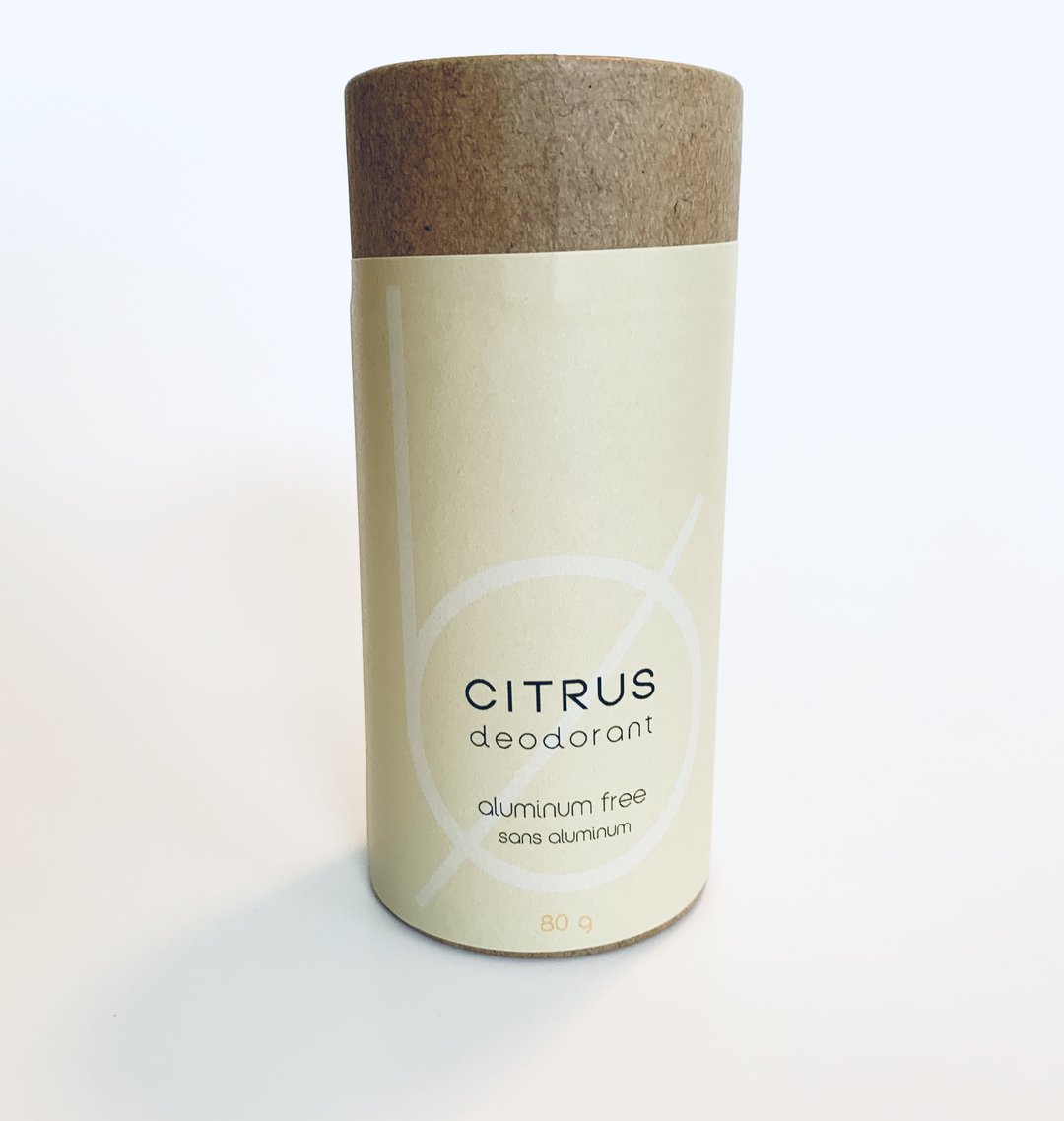 Bottle None plastic-free deodorant - citrus