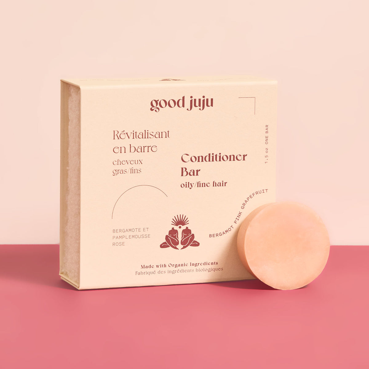 Good Juju Oily/Fine Hair Volumizing Conditioner Bar - box