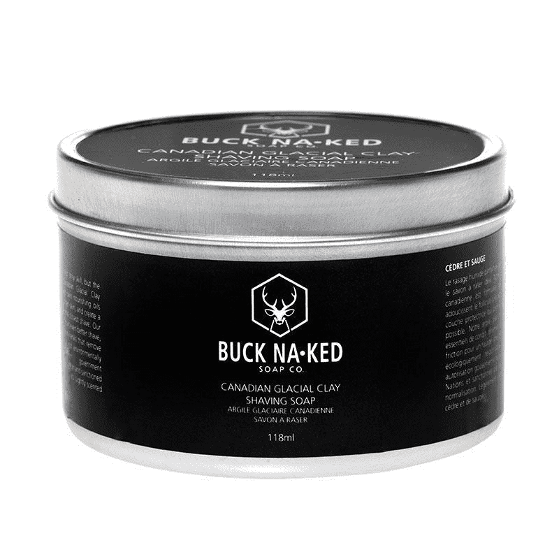 Buck Naked | Canadian Glacial Clay Shaving Soap