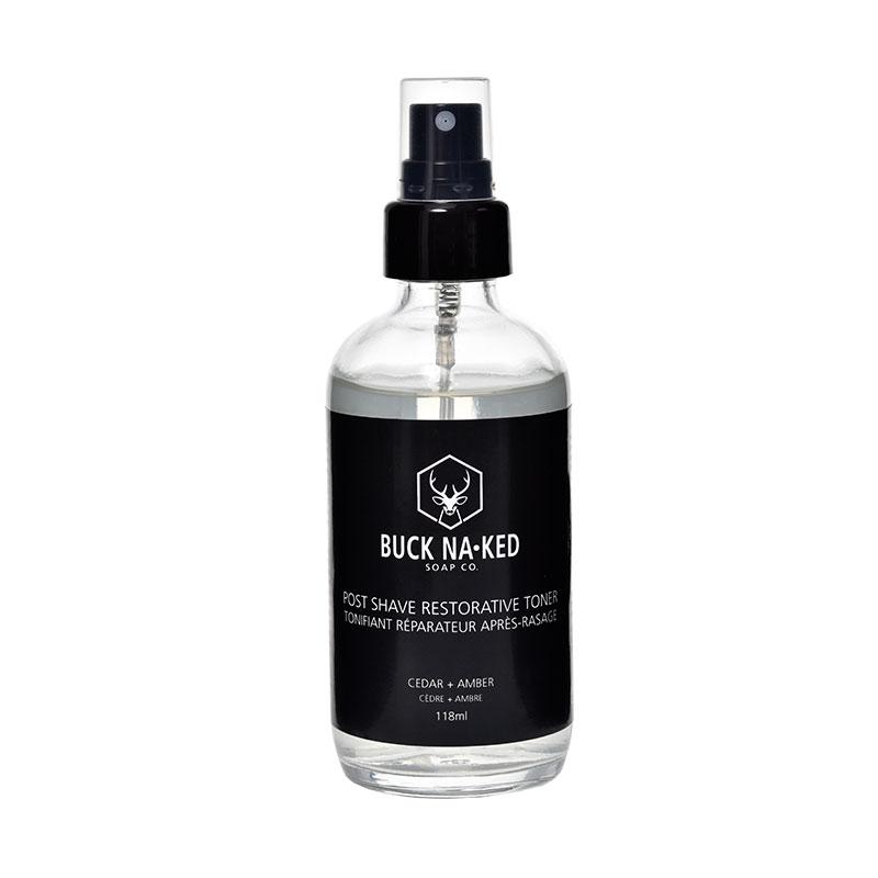 Buck Naked | cedar + amber post shave restorative toner - EcoFreax | Think Bigger.