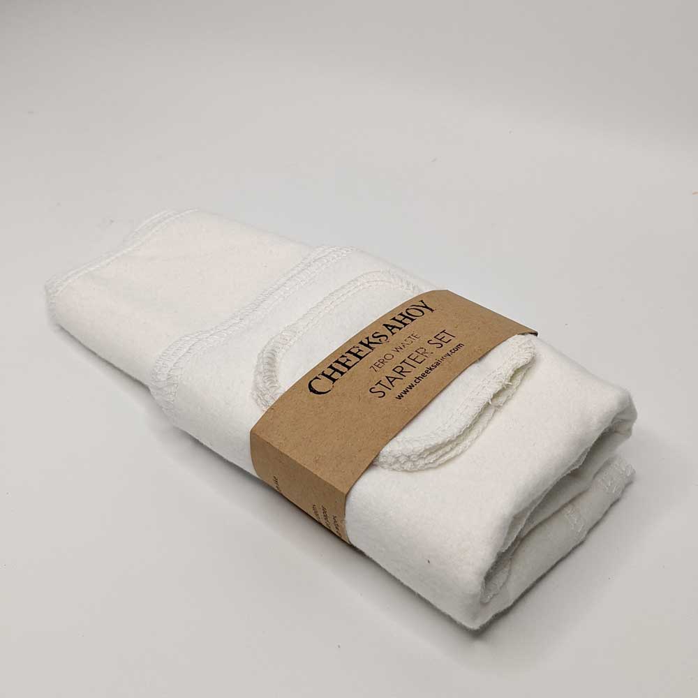 zero waste starter set | towel facial rounds cloth