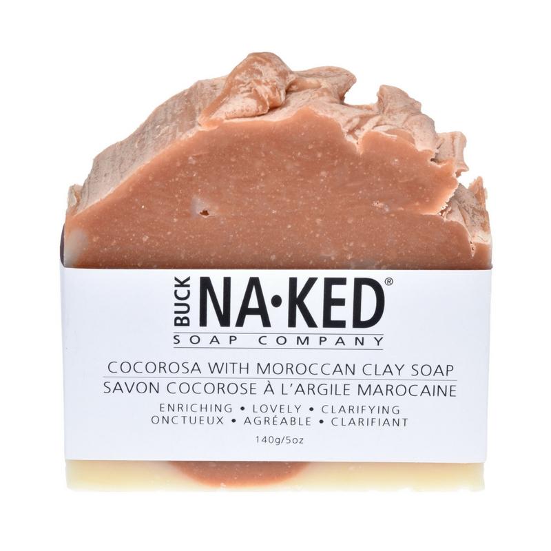 Buck Naked | cocarosa with moroccan clay vegan soap bar - EcoFreax | Think Bigger.