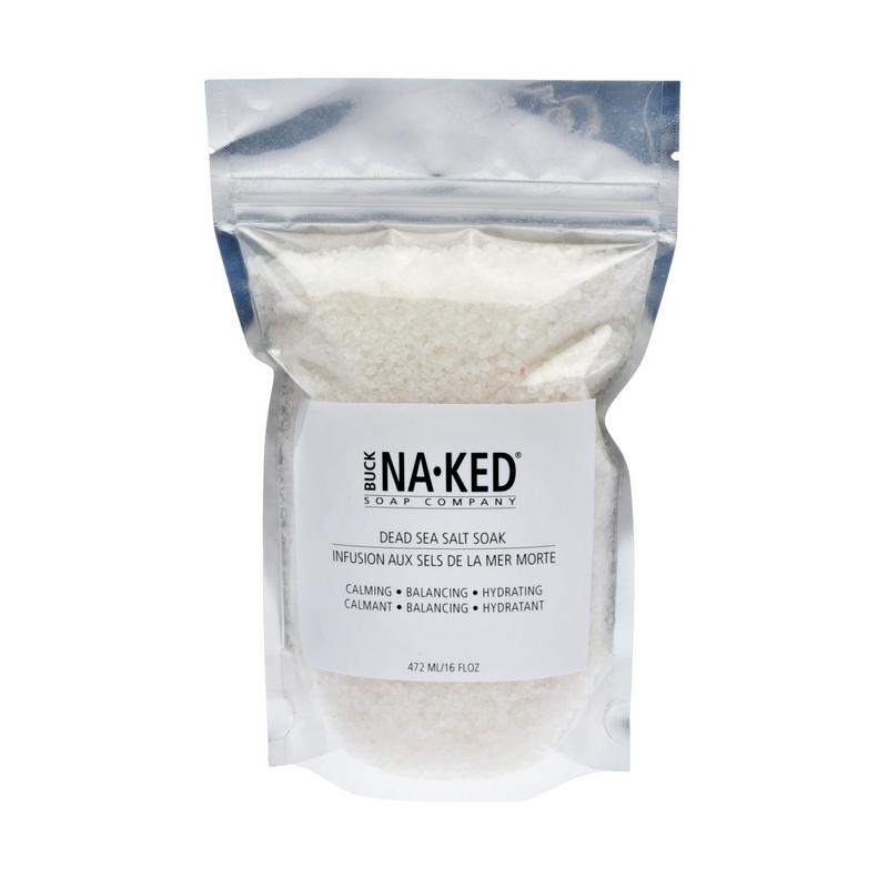 Buck Naked | dead sea bath salt soak - EcoFreax | Think Bigger.