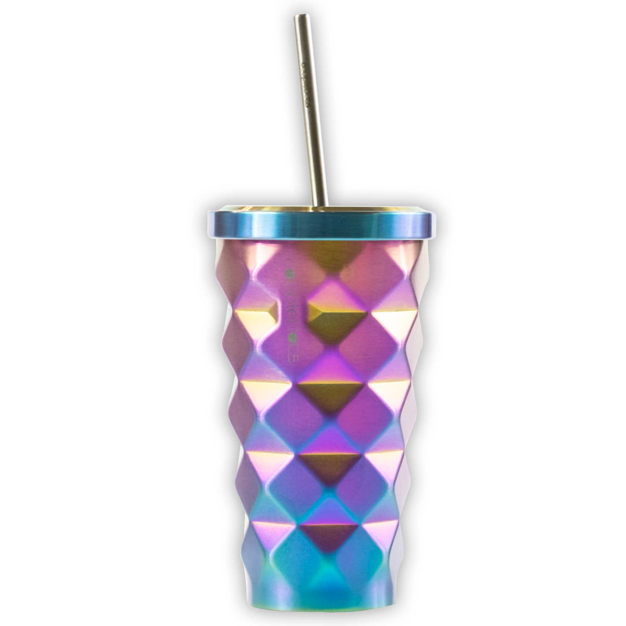Disco Mug | Travel Mug Tumbler For Hot and Cold Drinks with Straw