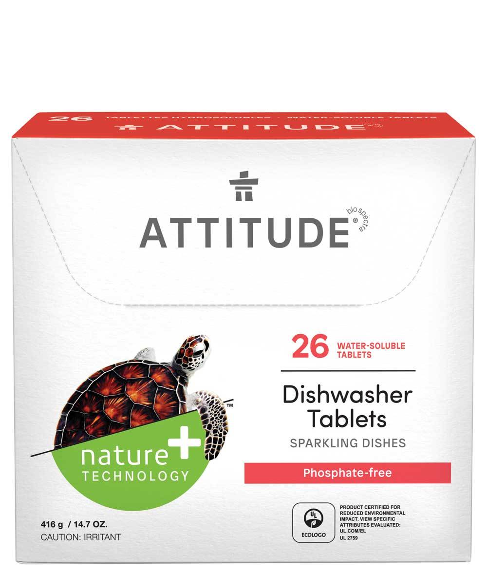 attitude dishwashing tablets - all natural dishwasher tabs