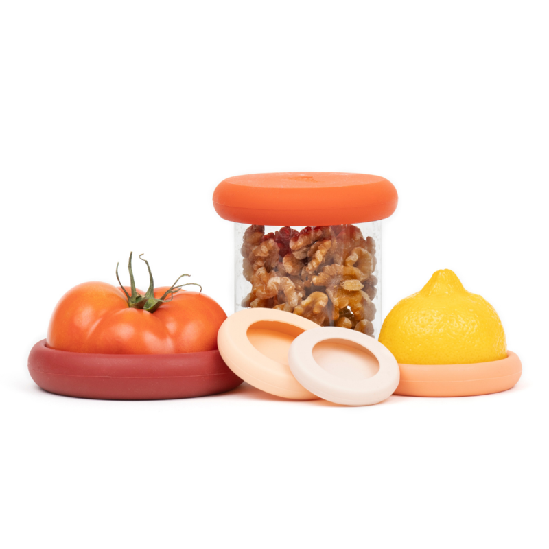 reusable silicone food savers (set of 5) | Food Huggers