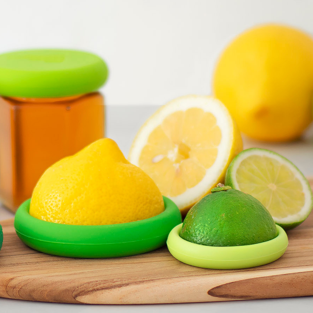 reusable silicone citrus savers (set of 2) | Food Huggers